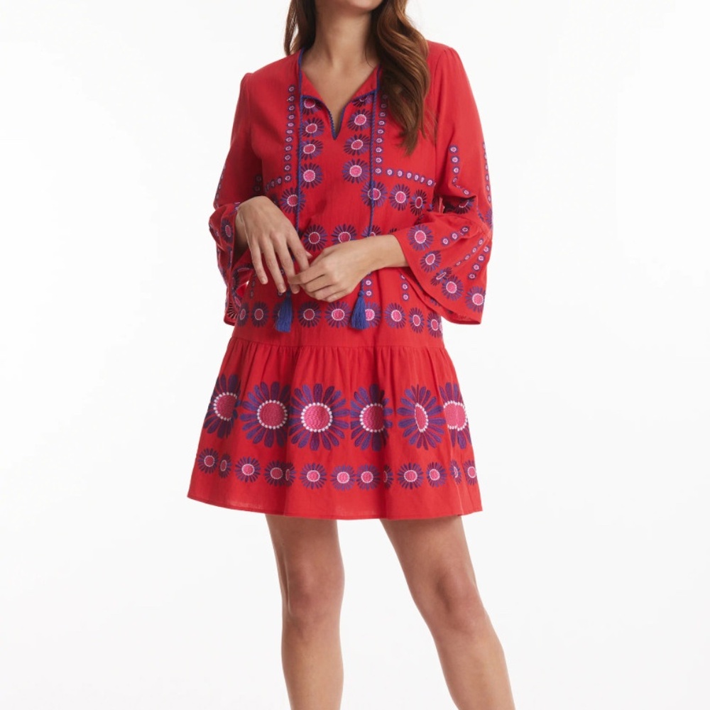 TYLER BOE NWT Embroidered Holly Dress XL